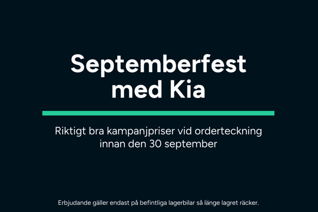 Septemberkampanj Upplands Bilforum Uppsala
