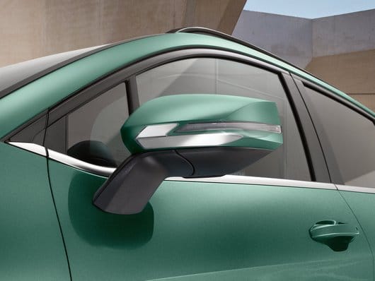 List för backspegel, högglanspolerad